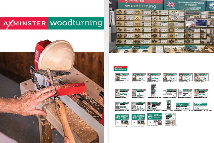 Woodturning merchandise in store